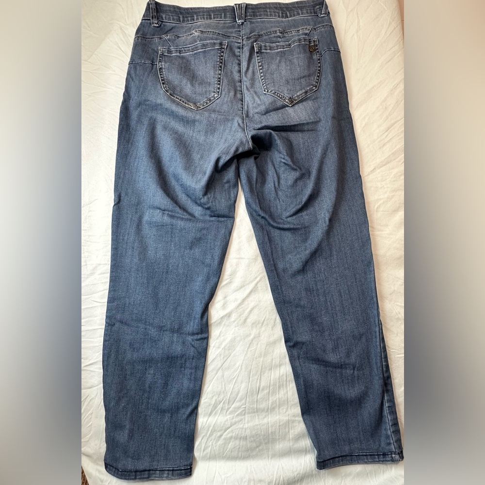 Women's Democracy Dark Blue Straight Leg Jeans - Picture 2 of 3